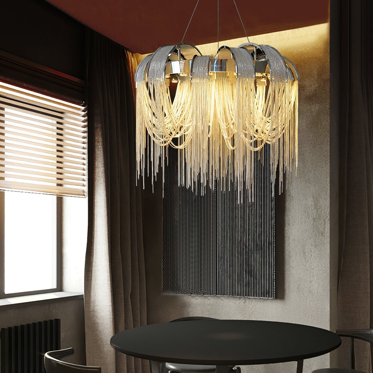 Length Chains Chandelier - Blowlighting