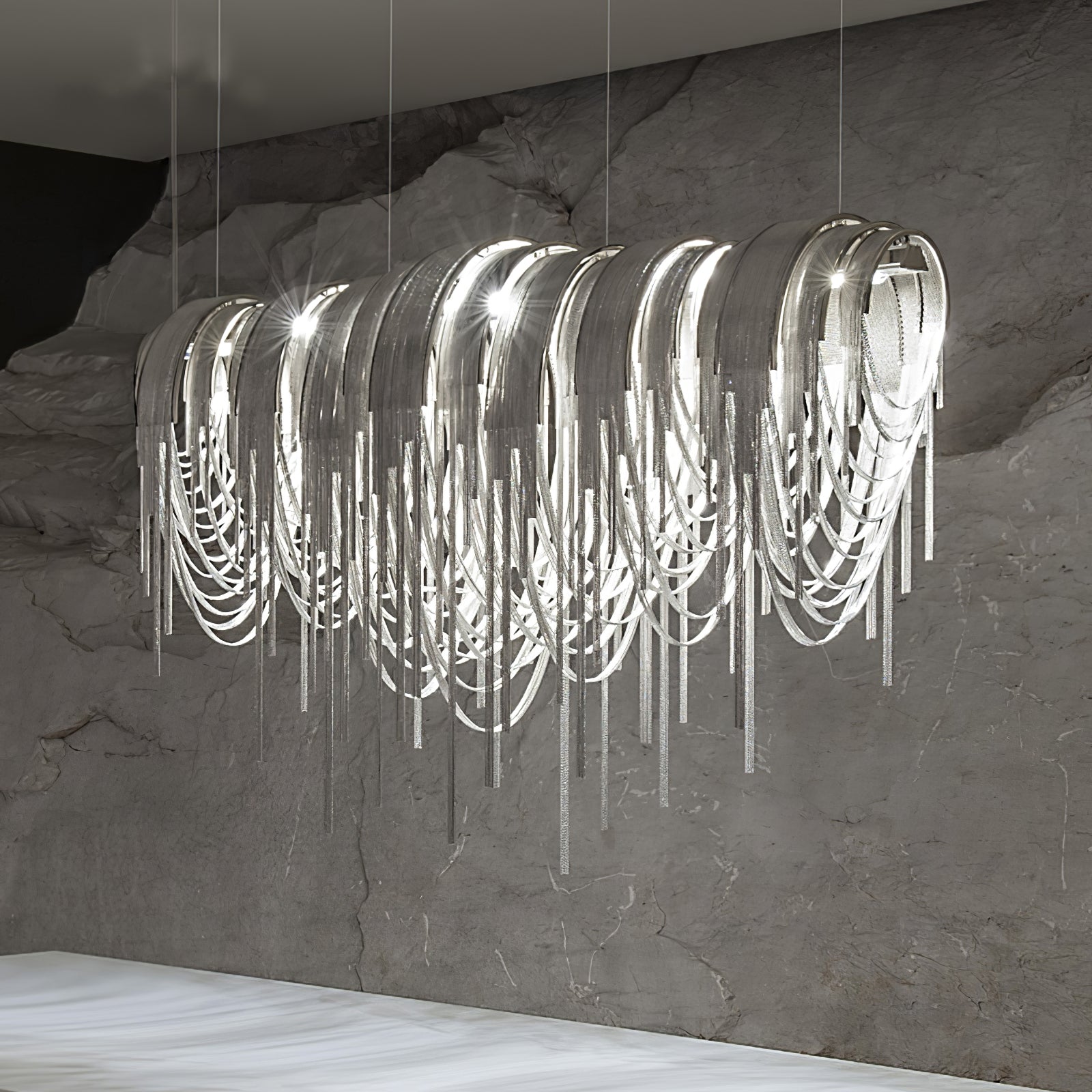 Length Chains Chandelier - Blowlighting