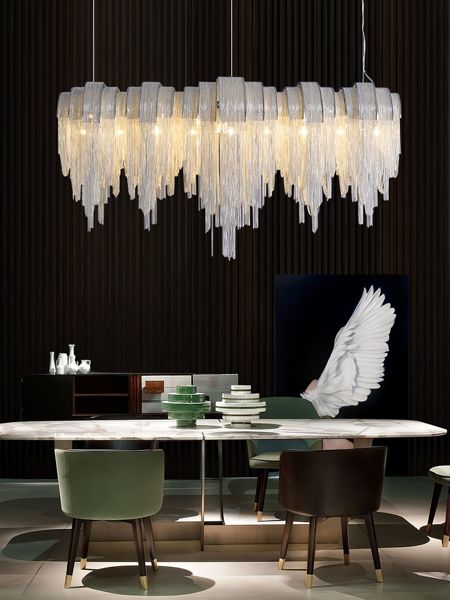 Length Chains Chandelier - Blowlighting