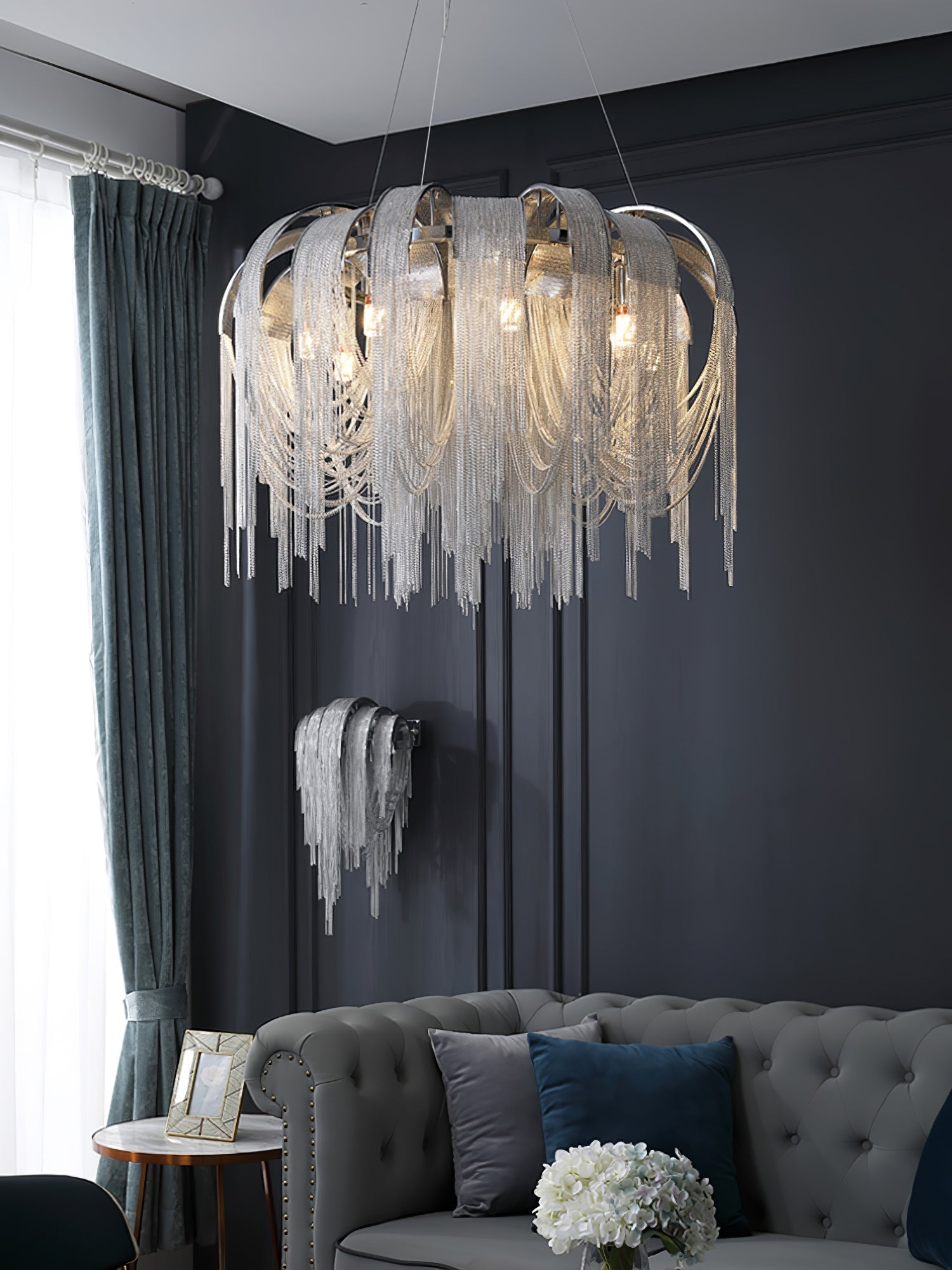 Length Chains Chandelier - Blowlighting