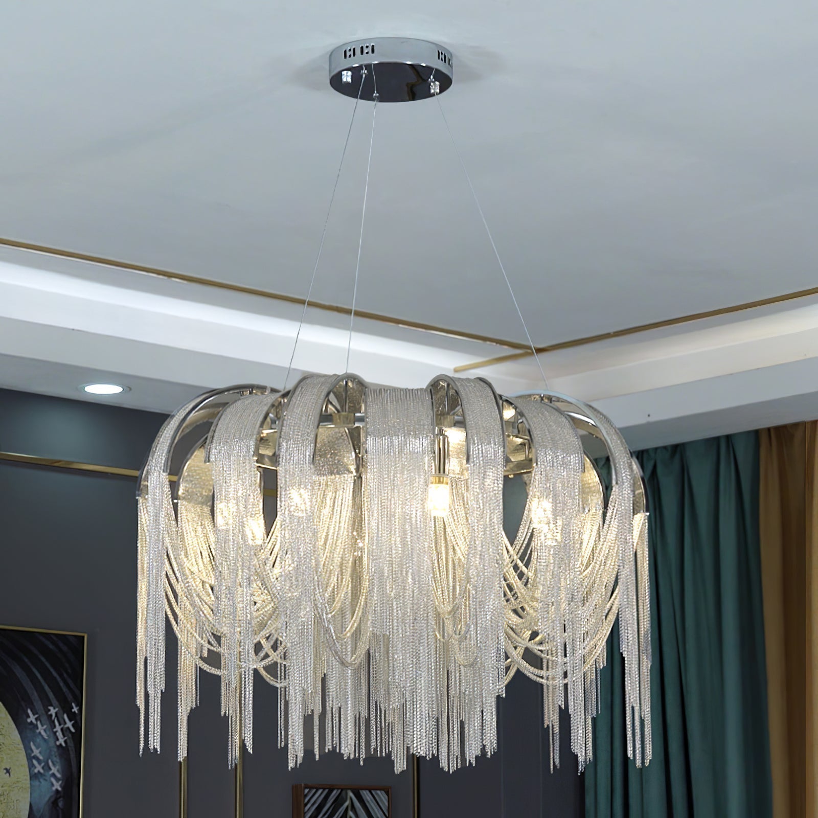 Length Chains Chandelier - Blowlighting