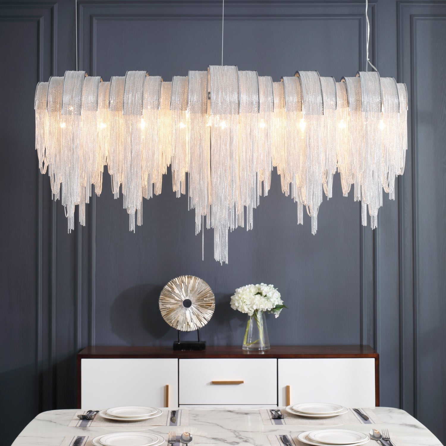 Length Chains Chandelier - Blowlighting
