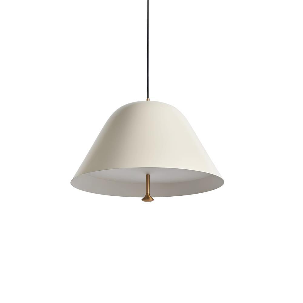Pendant Lamp Modern Metal Shade in Green and White Minimalist - Letslighting