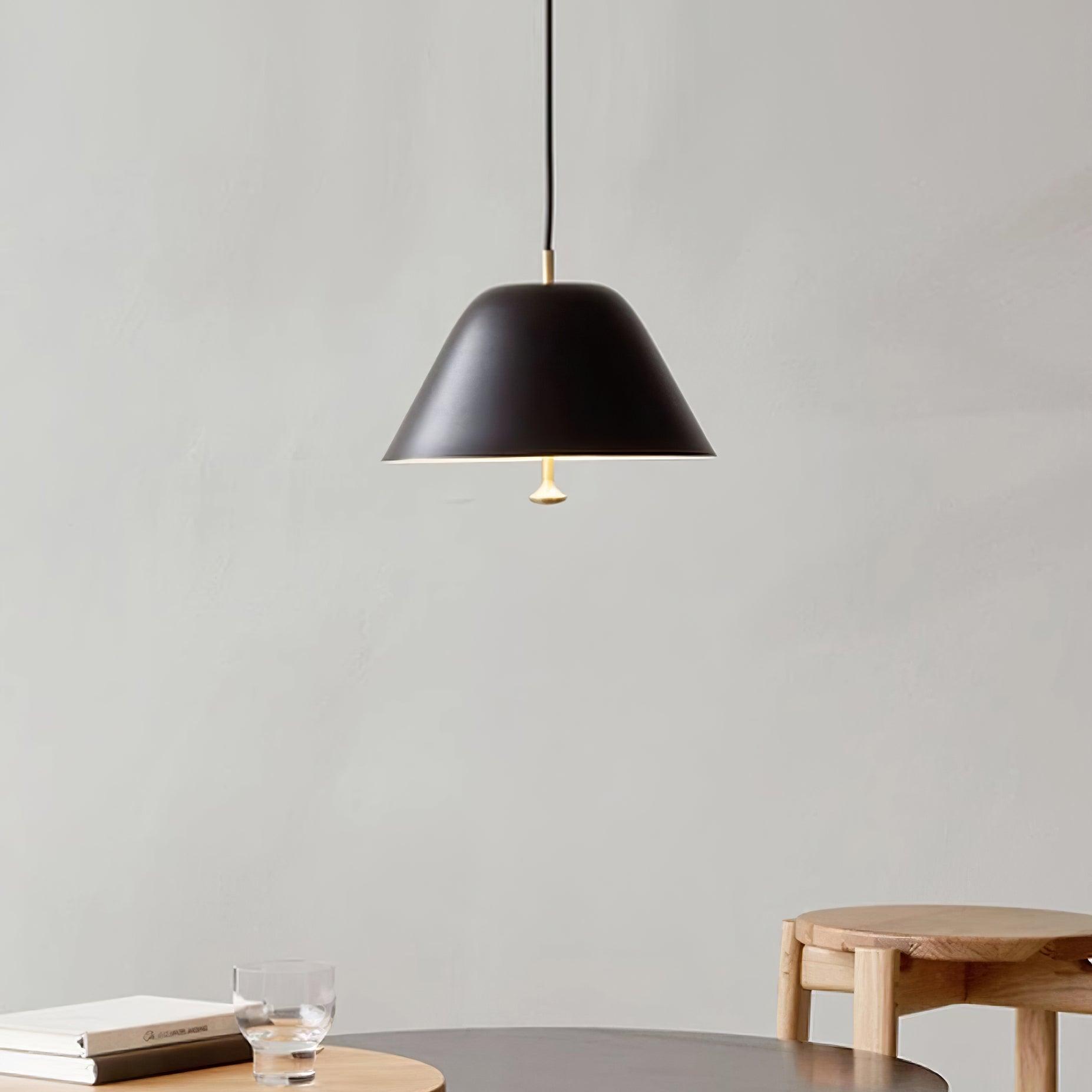 Pendant Lamp Modern Metal Shade in Green and White Minimalist - Letslighting