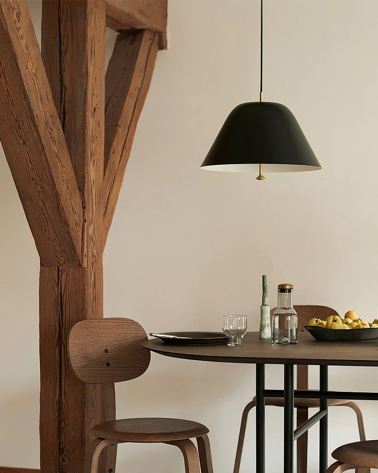 Pendant Lamp Modern Metal Shade in Green and White Minimalist - Letslighting