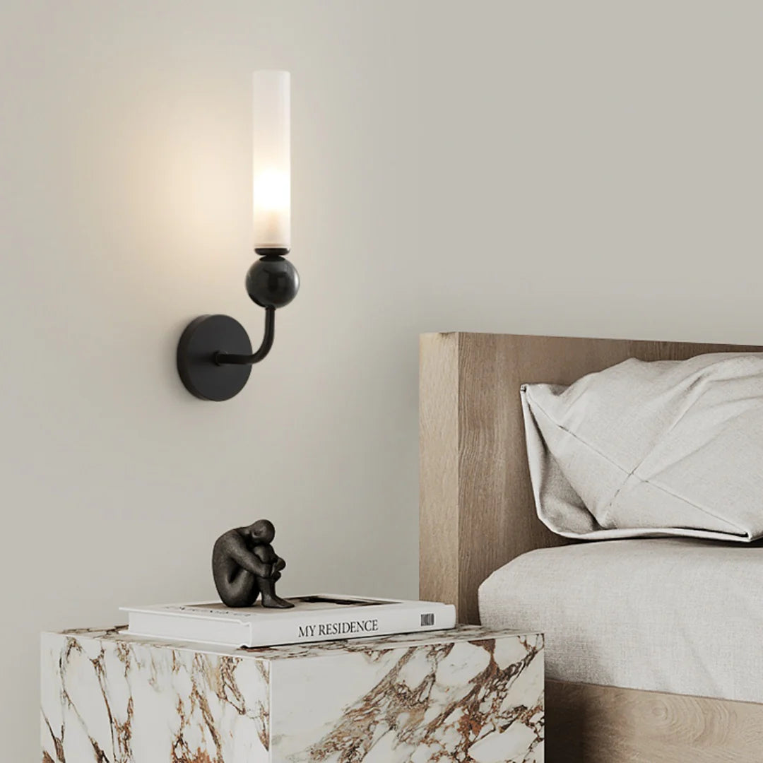 Arisha Moderno LED Metallo ABS Applique Oro Nero Soggiorno Camera da letto