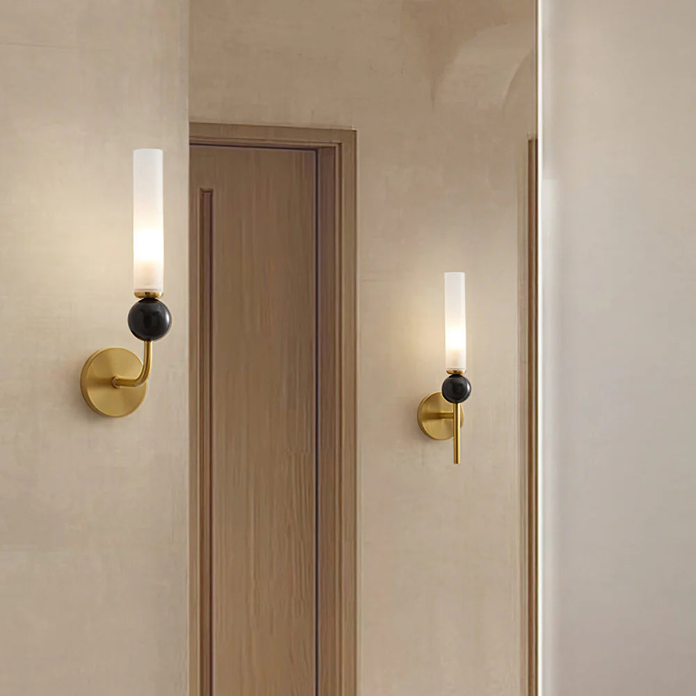 Arisha Moderno LED Metallo ABS Applique Oro Nero Soggiorno Camera da letto