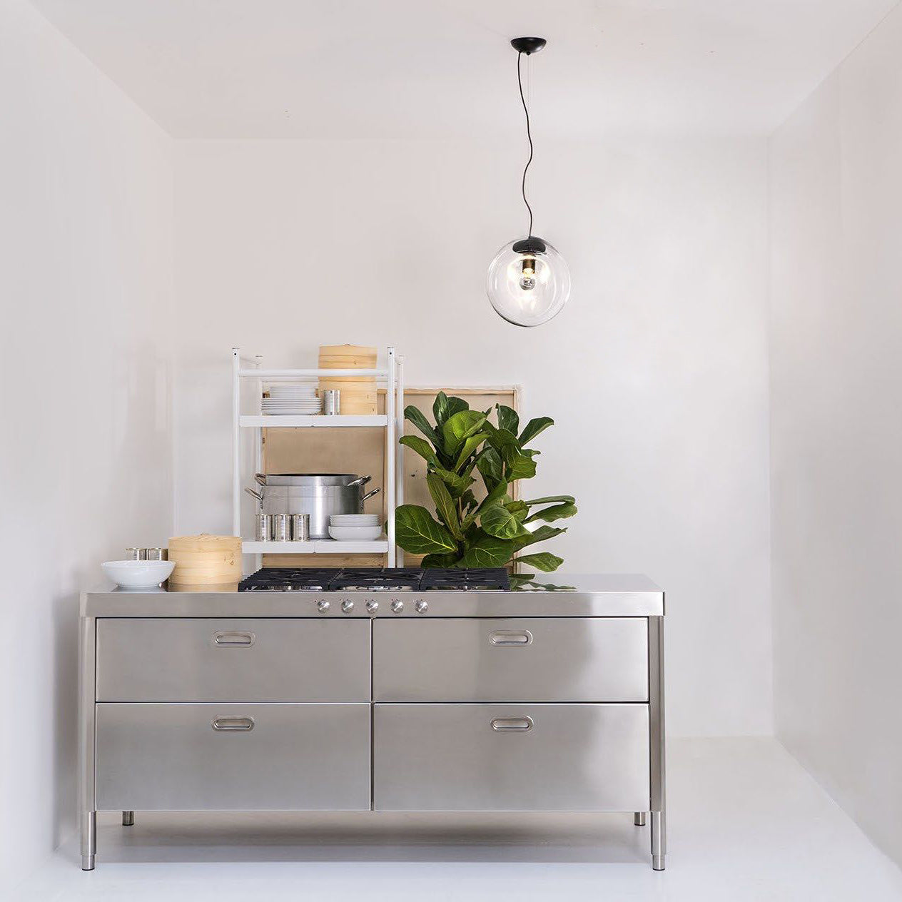 Lymara Modern Minimalist Black Glass Pendant Light - Lamp Copper