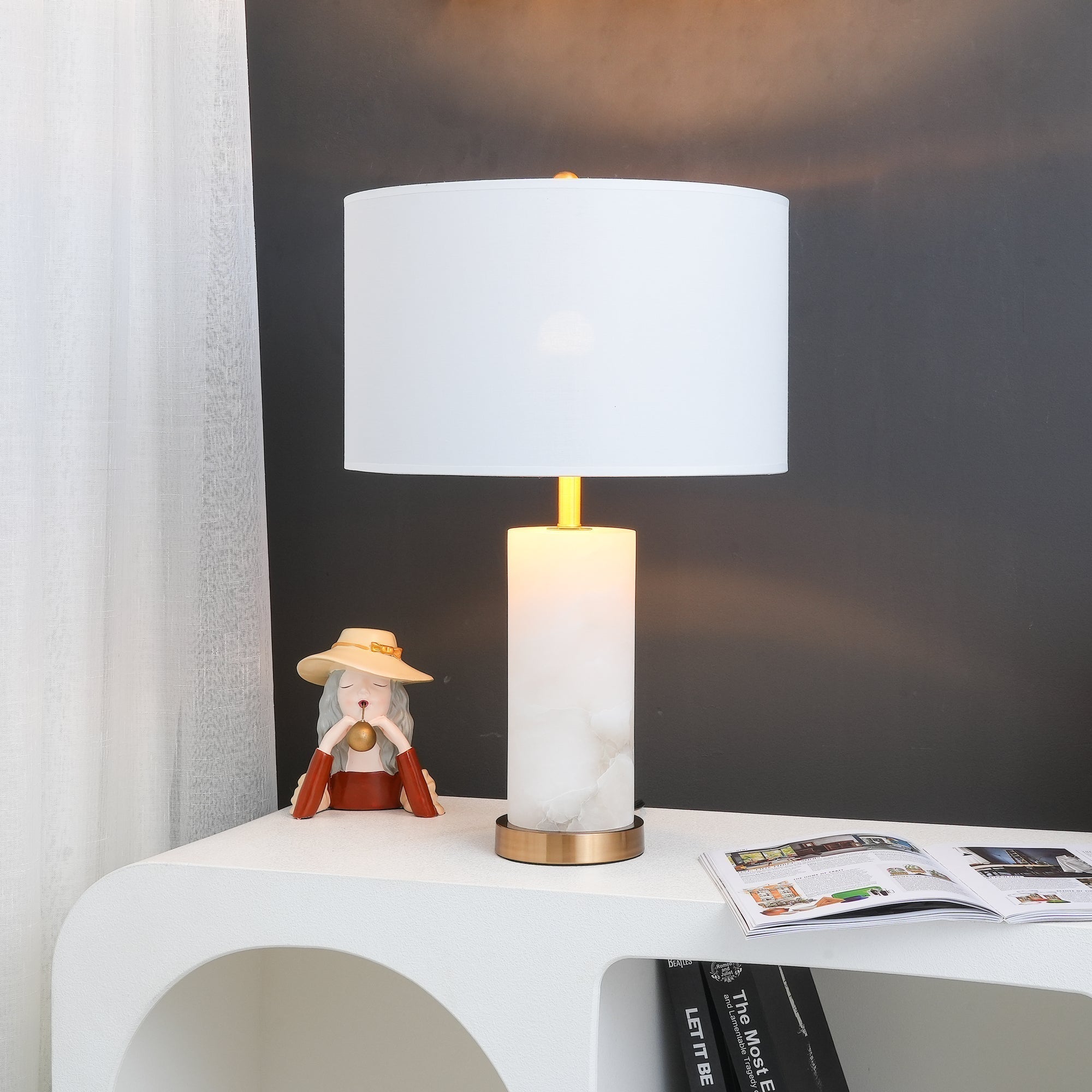 Lineham Table Lamp - Lamp Copper