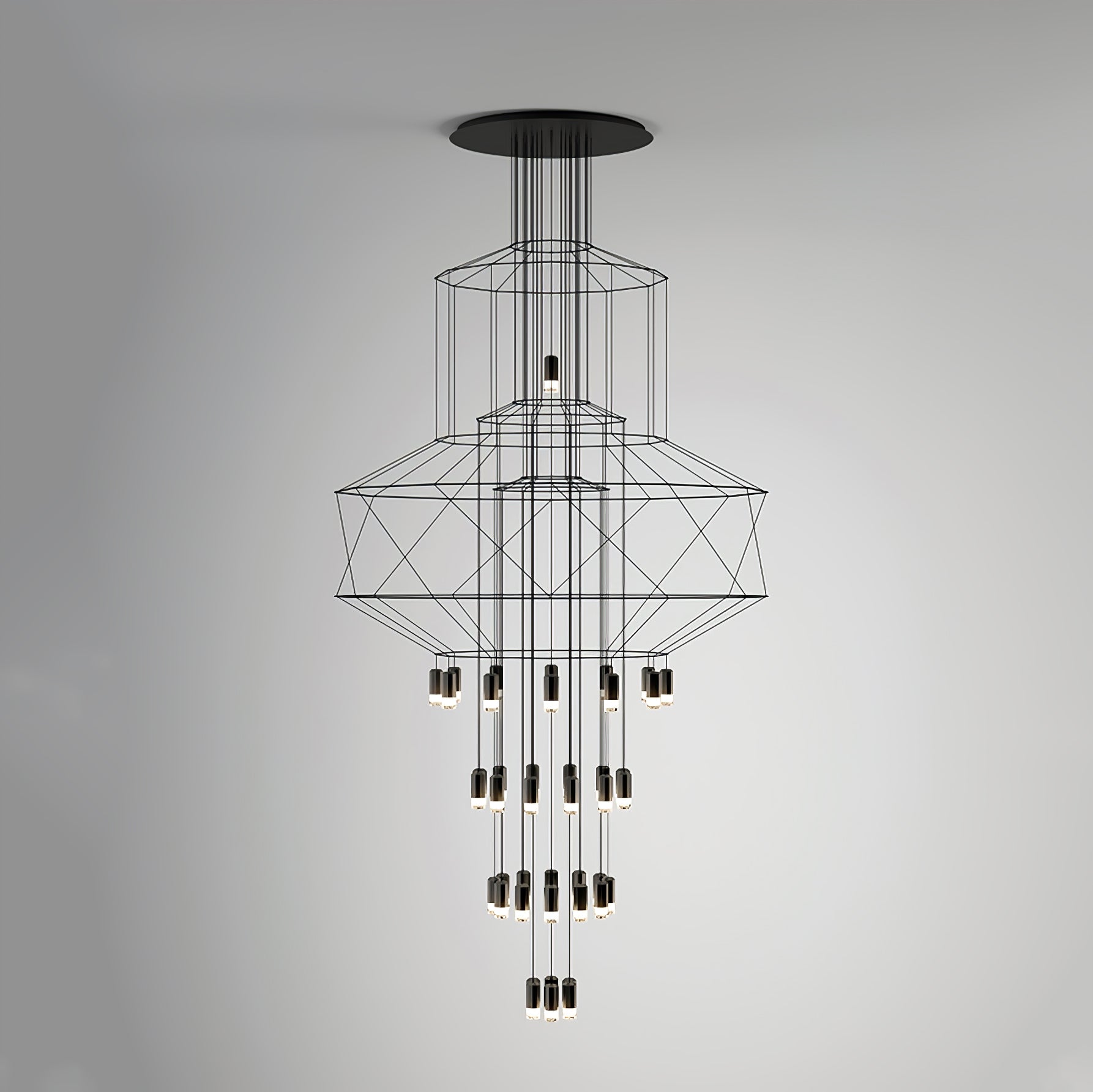 Lines Chandelier - Blowlighting