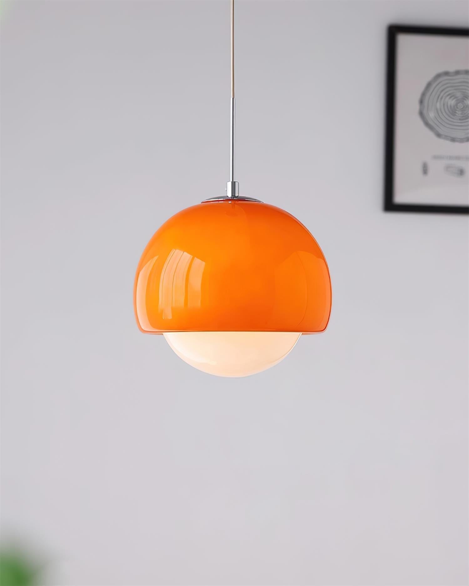 Pendant Light Glass Globe Retro Modern Style Colorful Soft Illumination - Letslighting