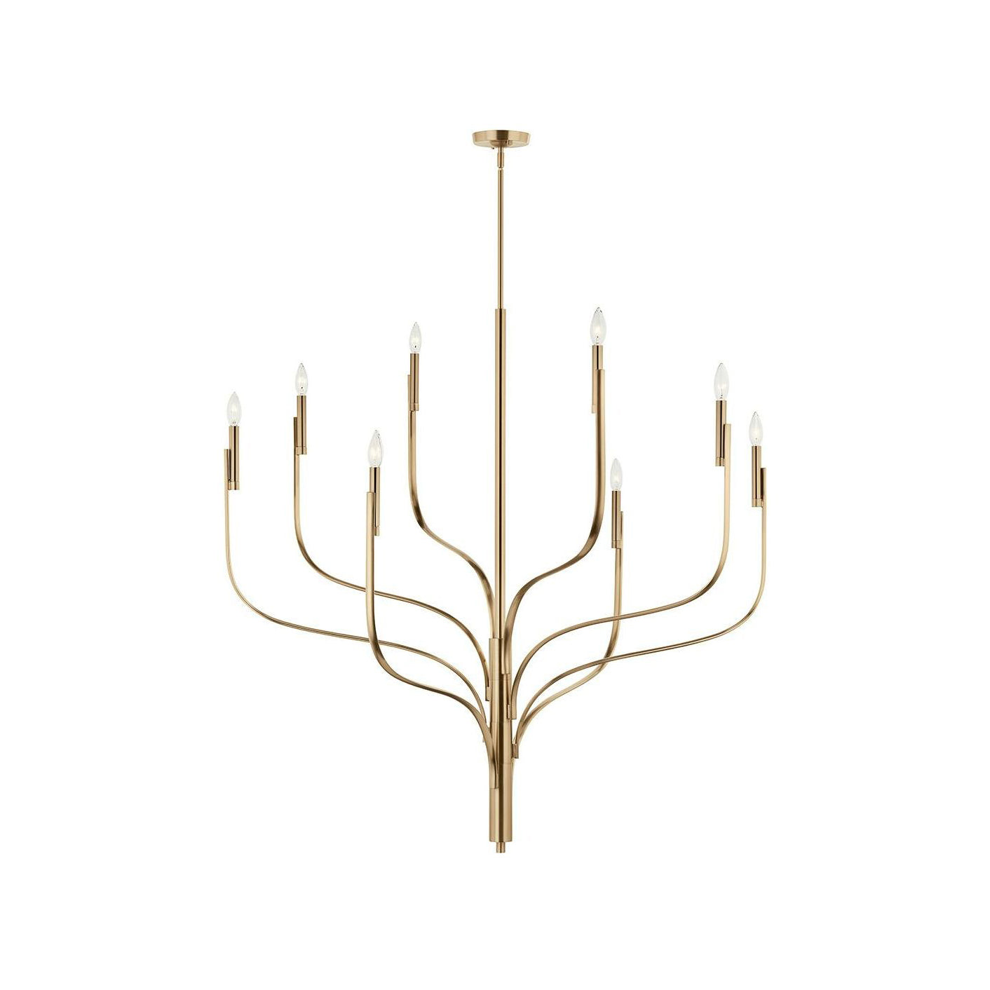 Acariel Vintage Industrial Metal Chandelier - Lamp Copper