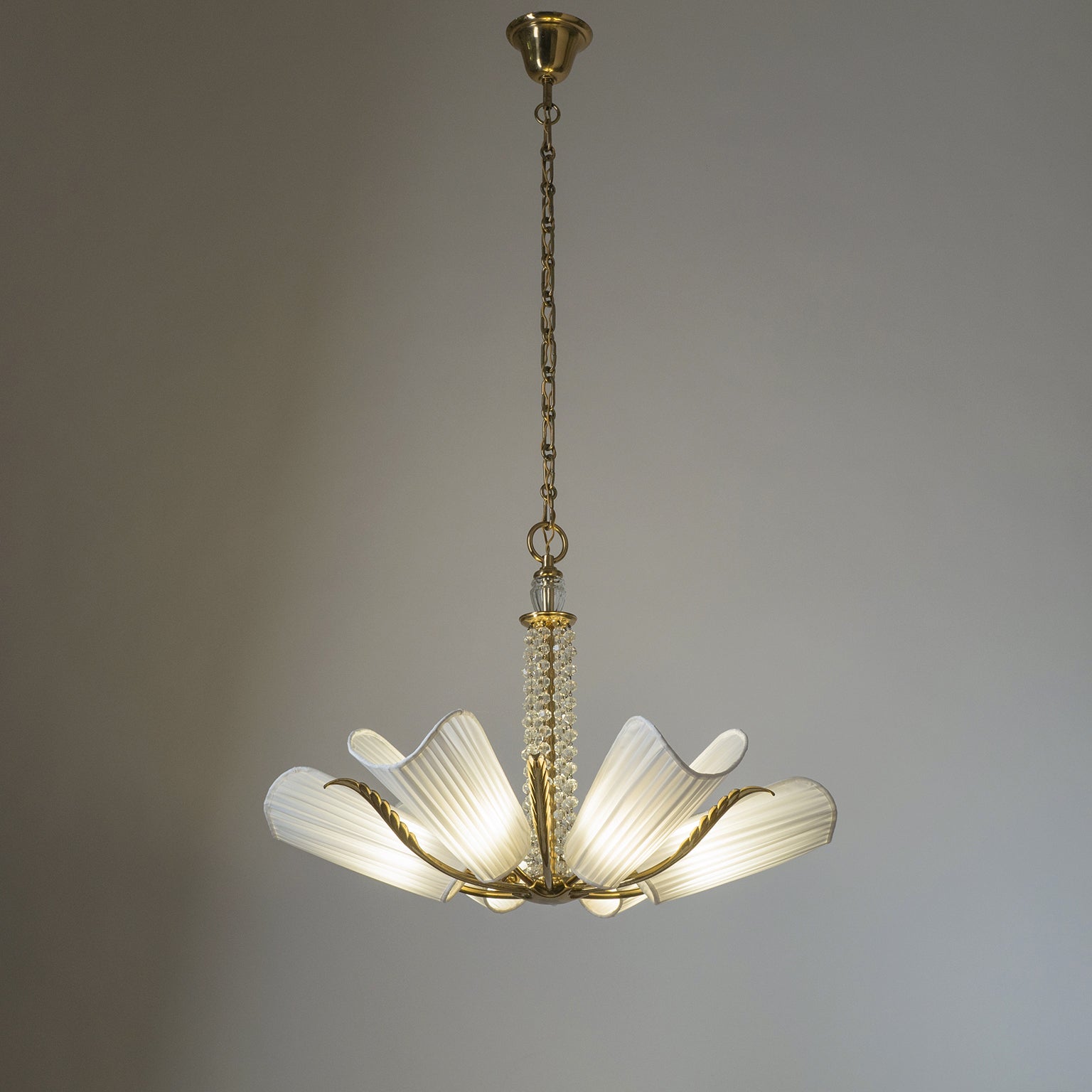 Arsole Individual Creativity Fabric Crystal Chandelier - Lamp Copper