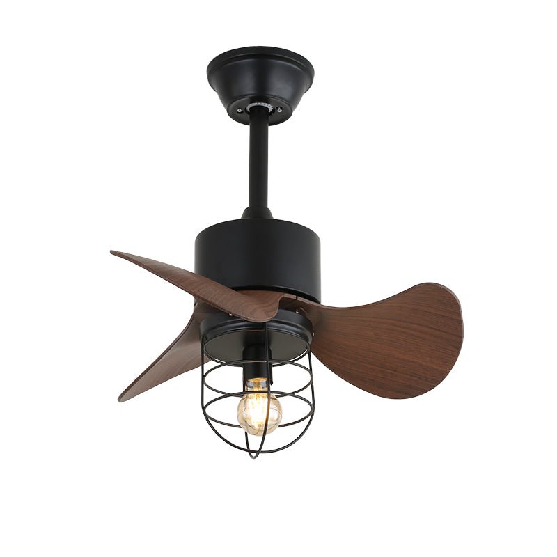 Ventilatore da soffitto Daxon con luce LED accesa