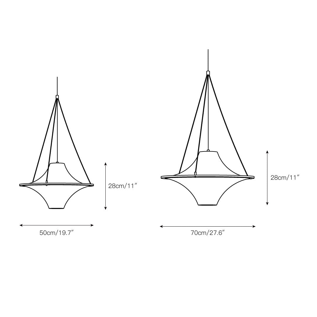 Alsolarae Individual Creativity Plastic Metal Pendant Lamp - Lamp Copper