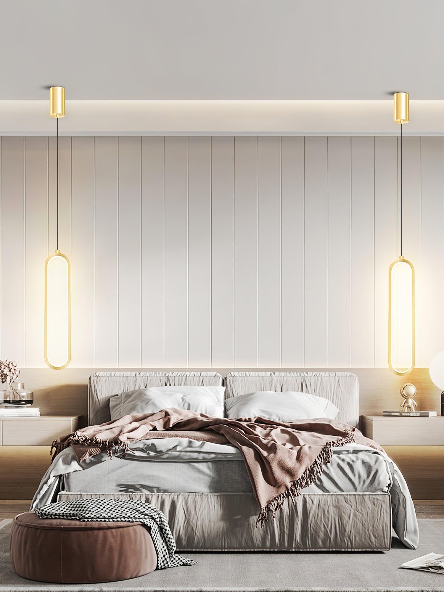 Long Oval LED Pendant Lamp - Blowlighting