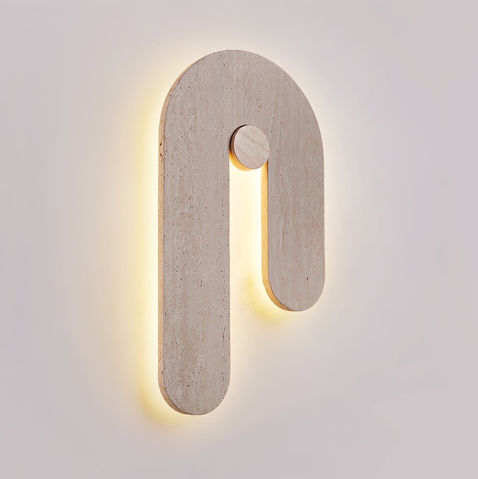 Ithaus Travertine Circular Wall Light - Neutralighting