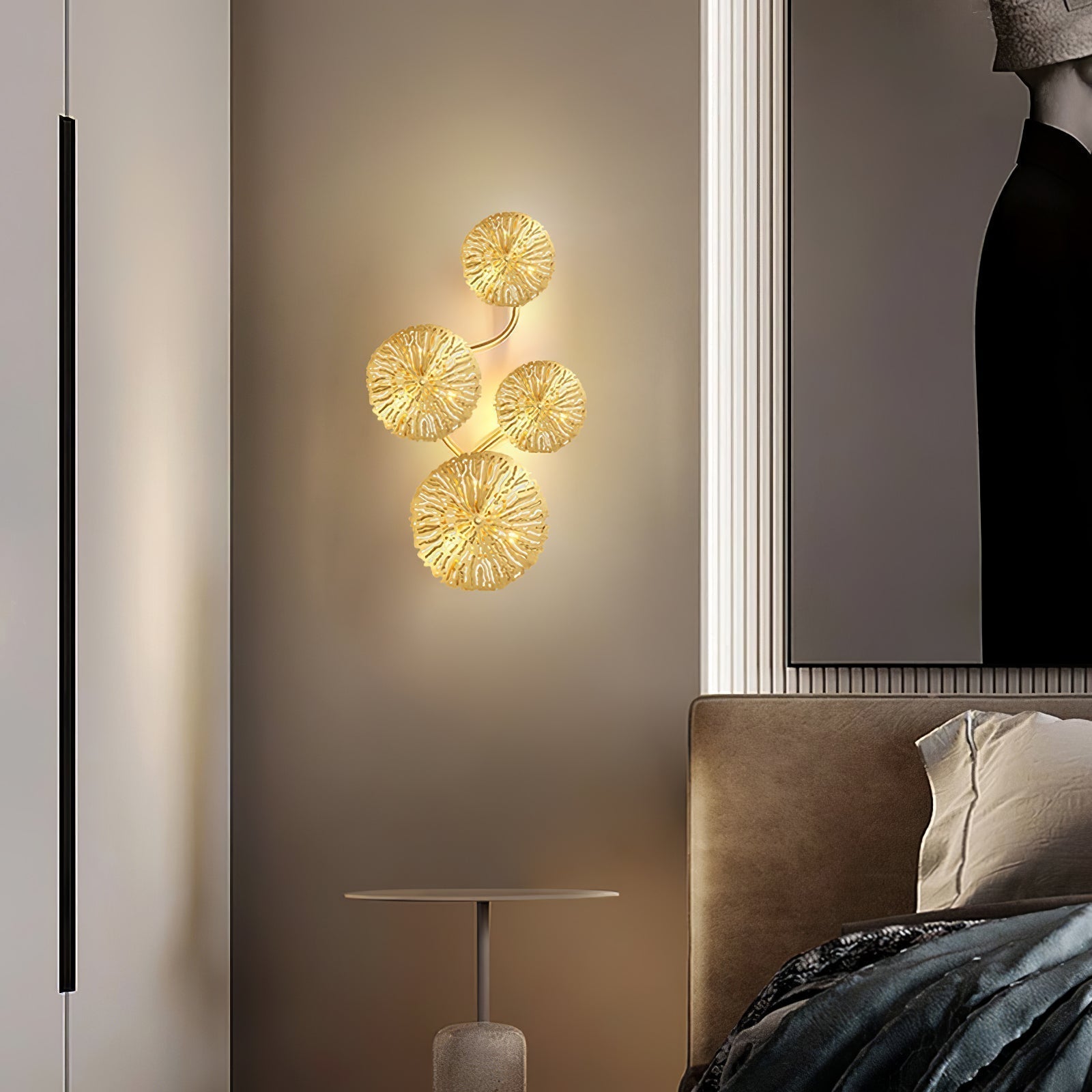 Lotus Leaf Wall Sconce - Blowlighting