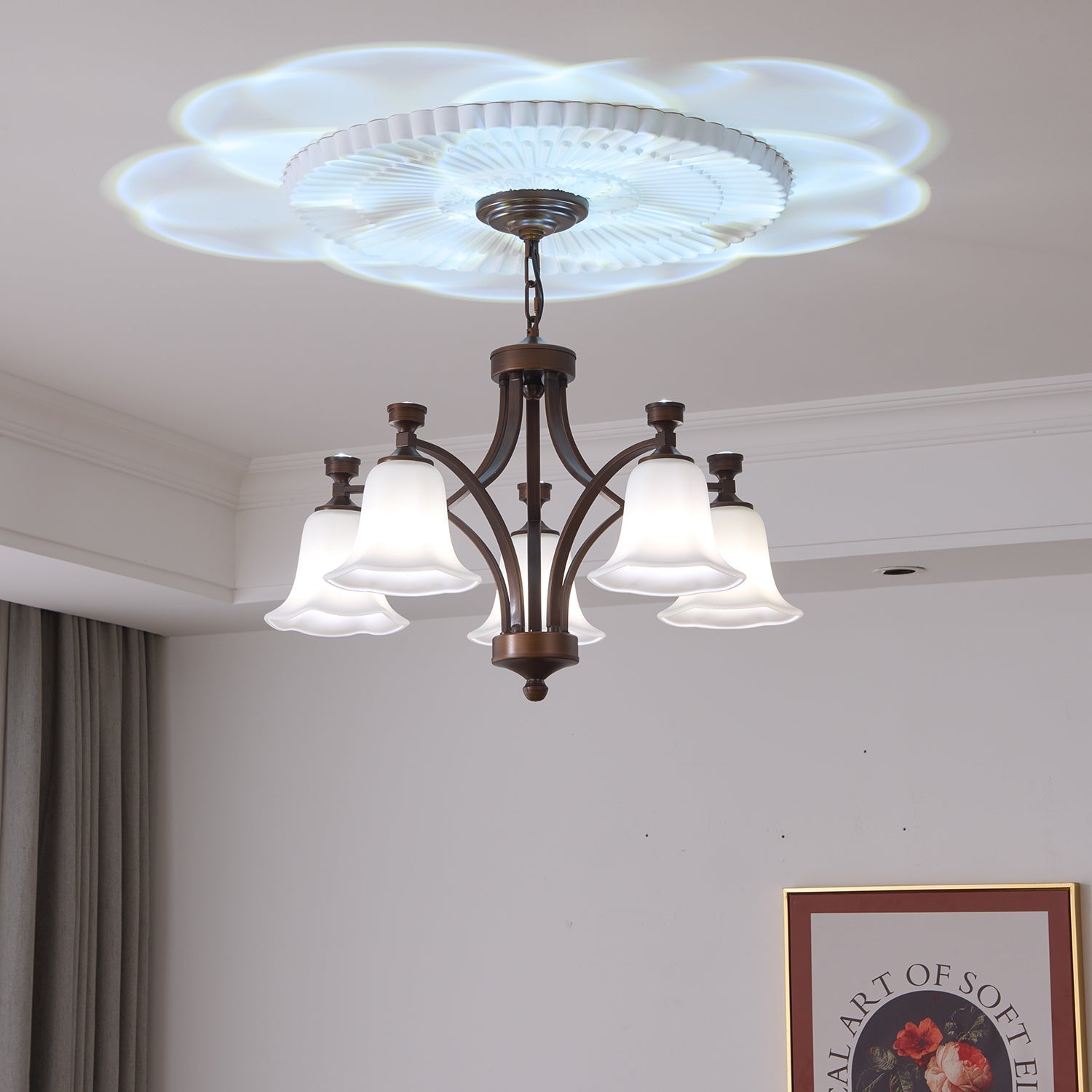 Lucian Bell Chandelier - Blowlighting