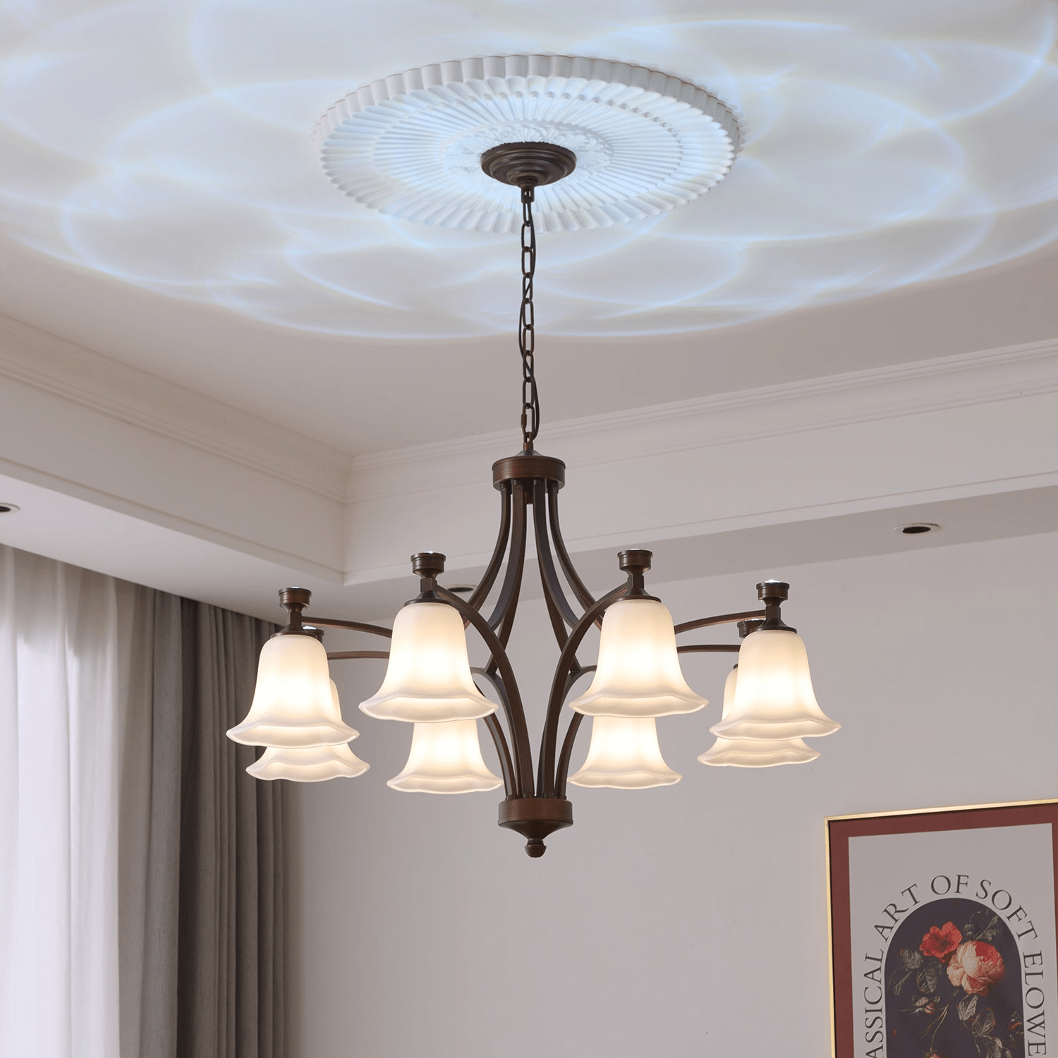 Lucian Bell Chandelier - Blowlighting