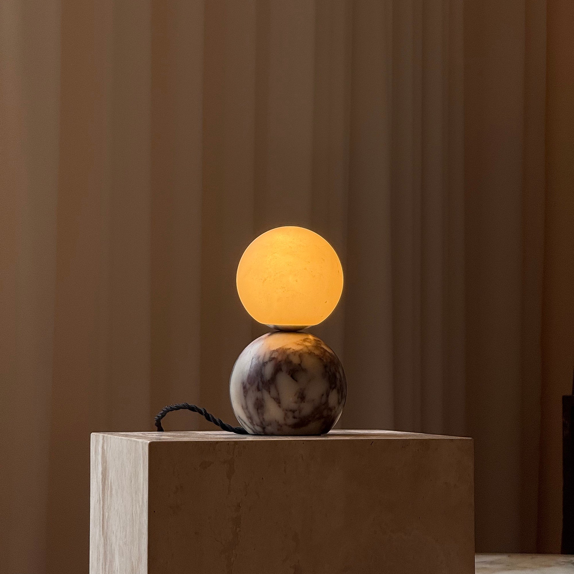 Lucide Marbol Table Lamp - Lamp Copper