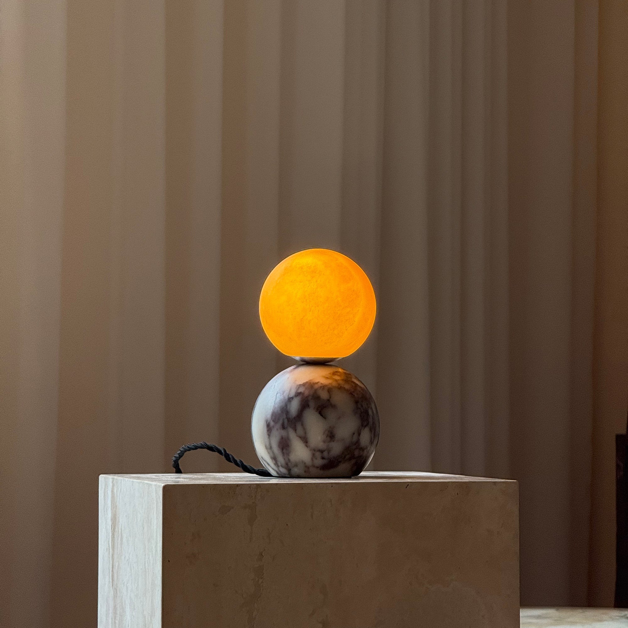 Lucide Marbol Table Lamp - Lamp Copper