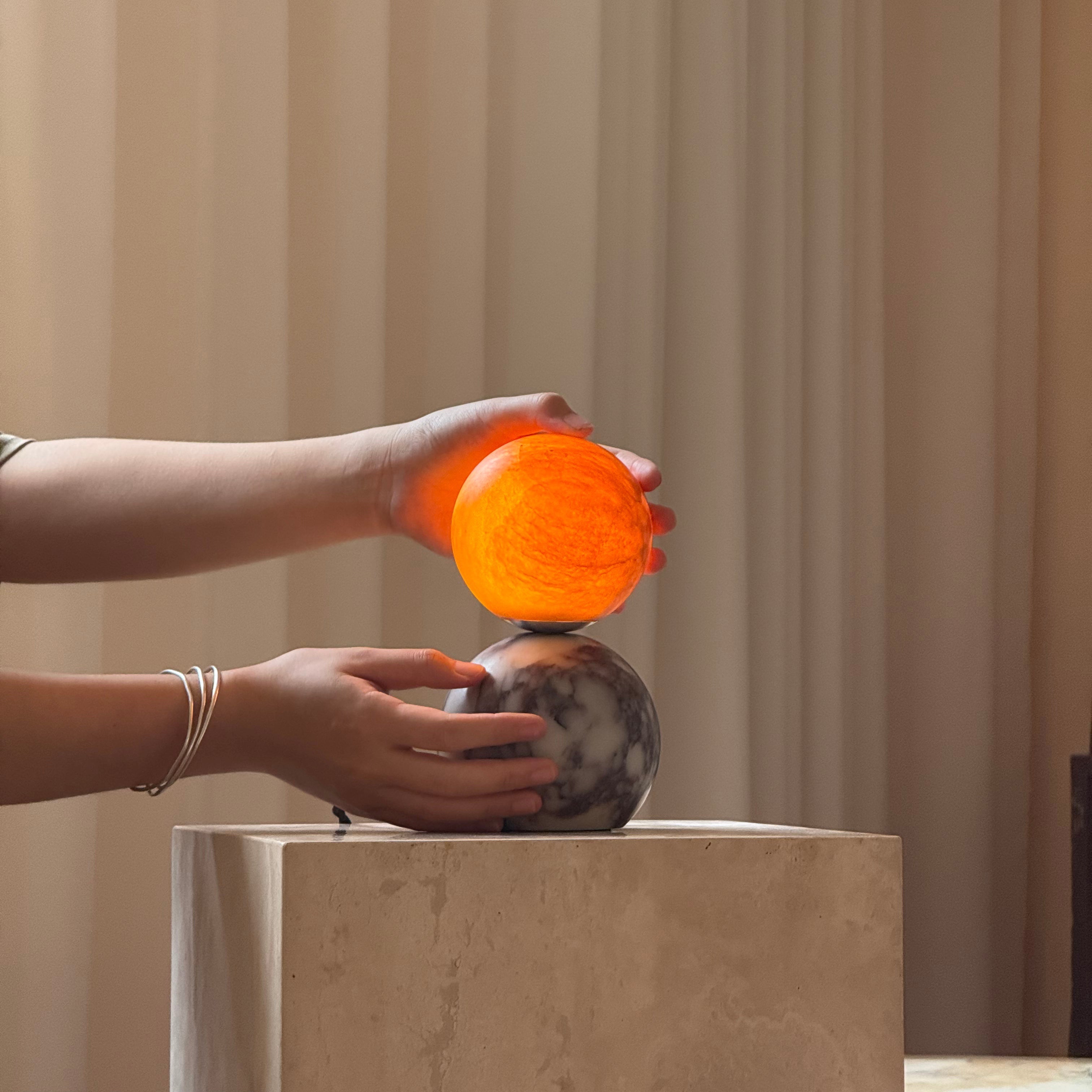 Lucide Marbol Table Lamp - Lamp Copper