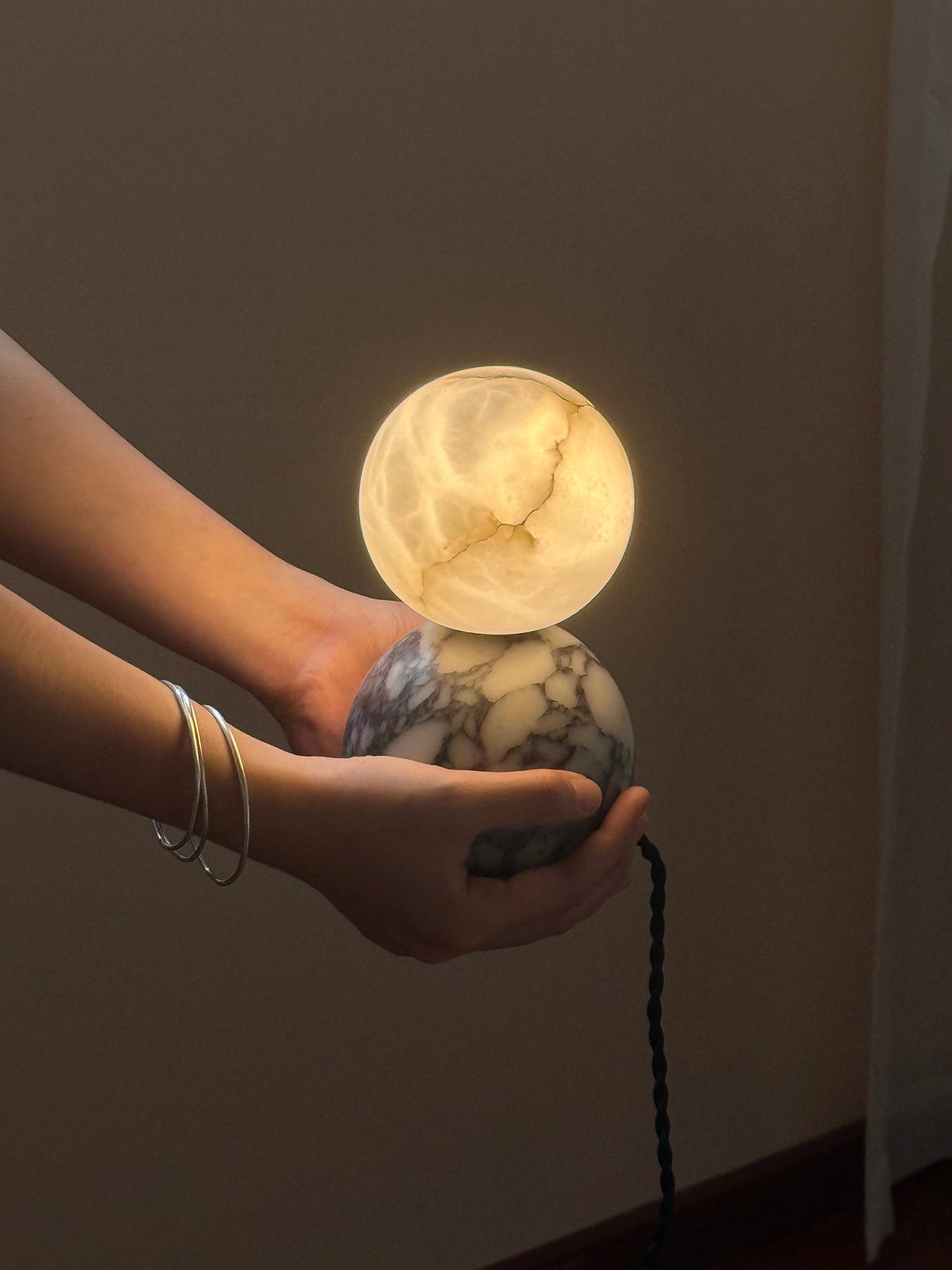 Lucide Marbol Table Lamp - Lamp Copper