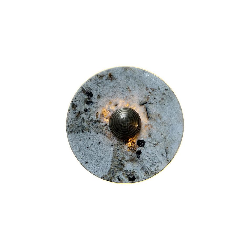 Evraeel Nordic Art Marble Metal Wall Lamp - Lamp Copper