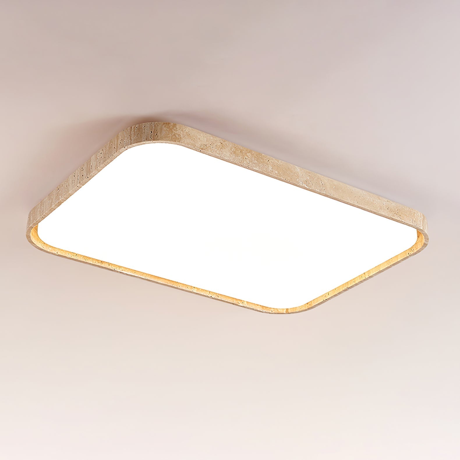 Aisle Travertine Square Ceiling Light - Neutralighting