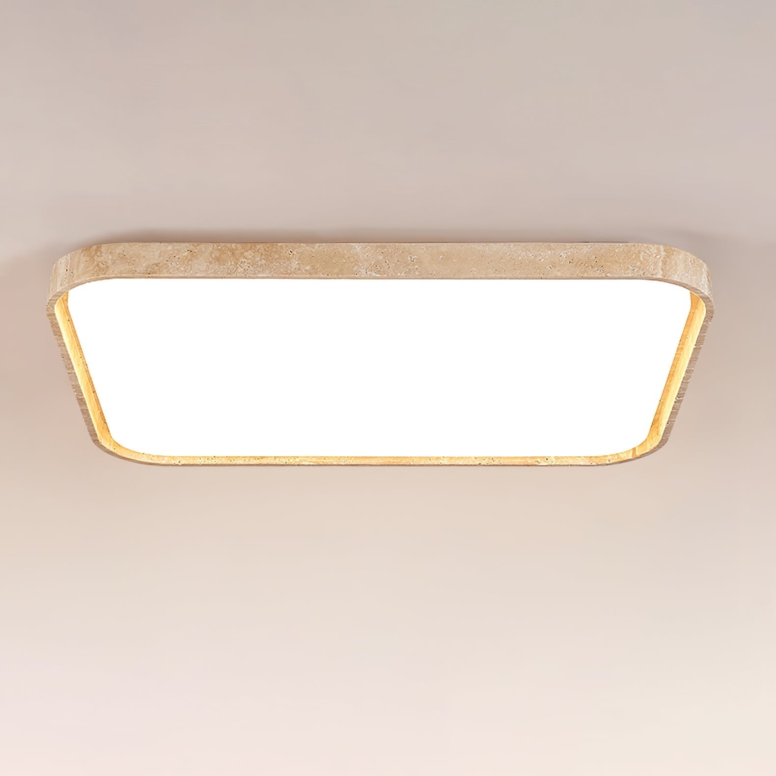Aisle Travertine Square Ceiling Light - Neutralighting