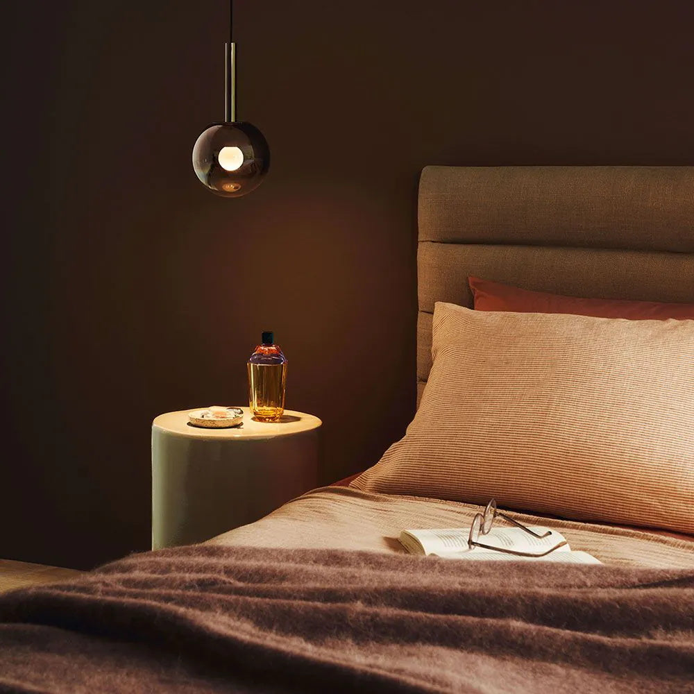 Vetheel Traditional Cloud Metal Glass Pendant Lamp - Lamp Copper