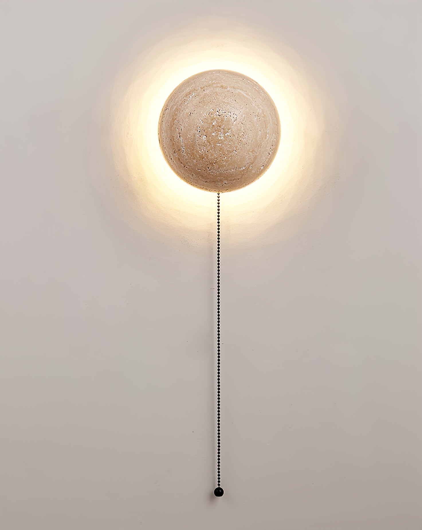 Nyvarion Minimalist Travertine Wall Light - Neutralighting