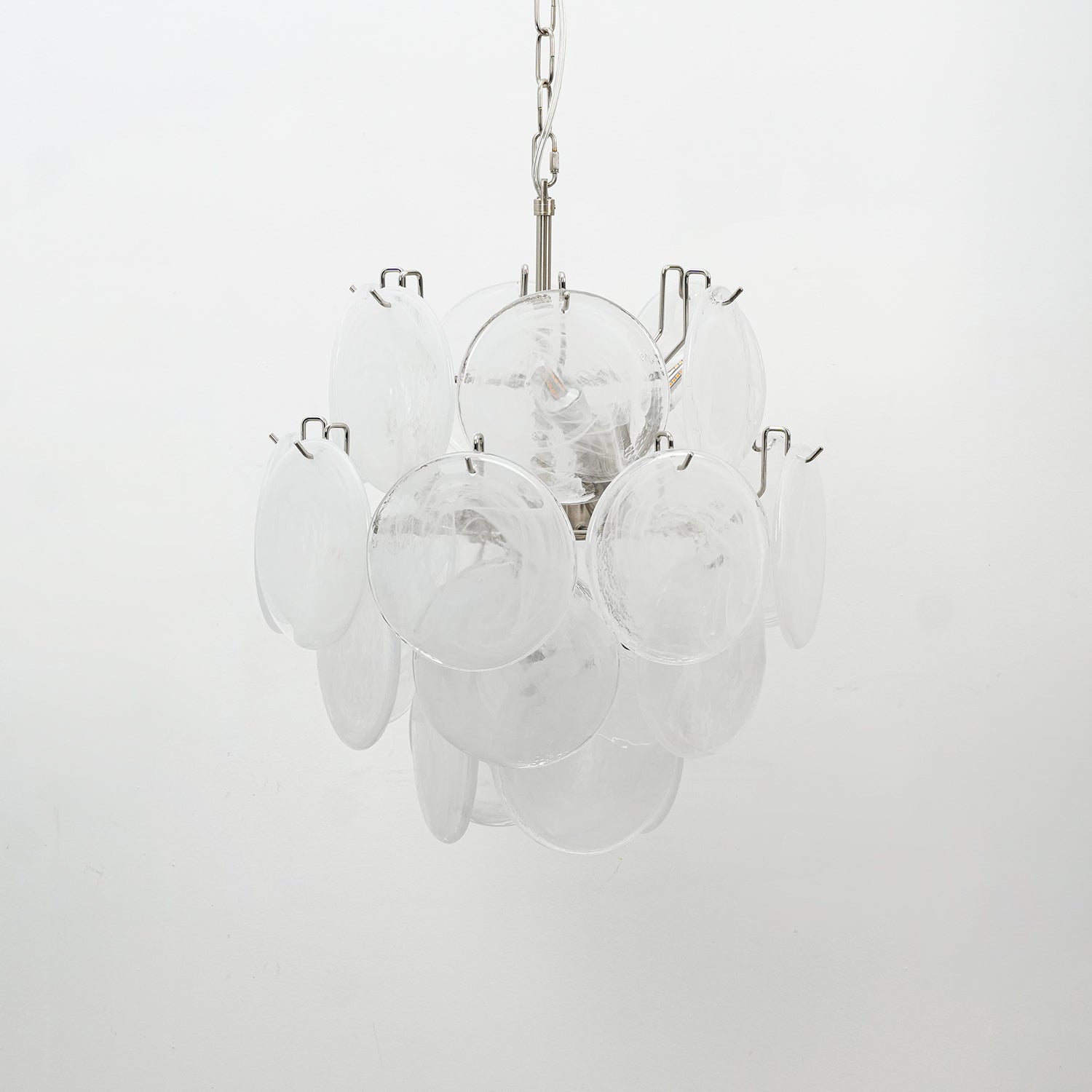Aurora Chandelier Multicolor Murano Disc Layered Artistic - Neutralighting