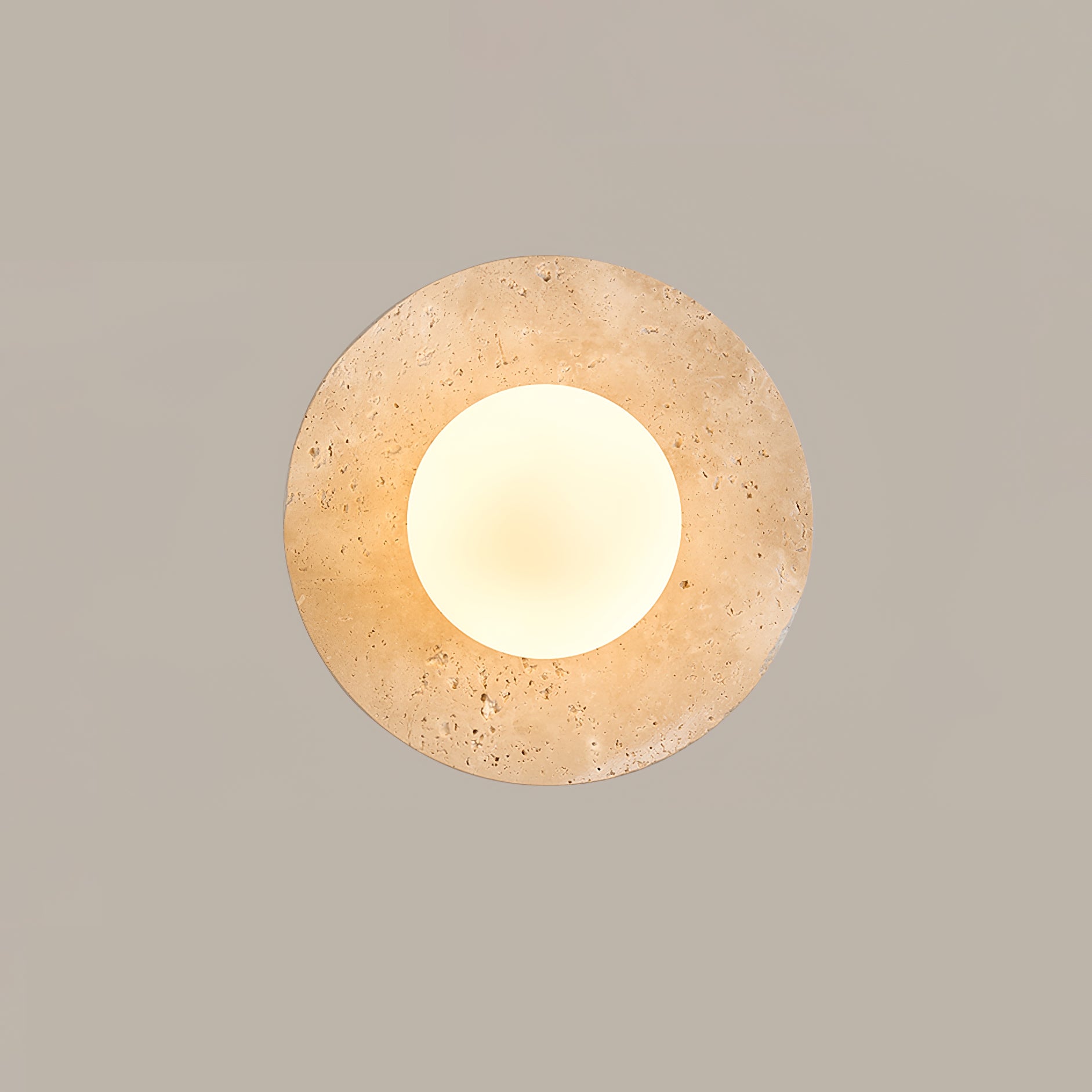 Vesolyra Travertine Ceiling Light - Neutralighting