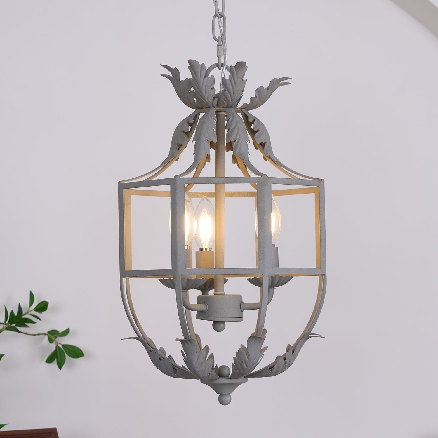 Lustre Retro Cage Chandelier - Blowlighting