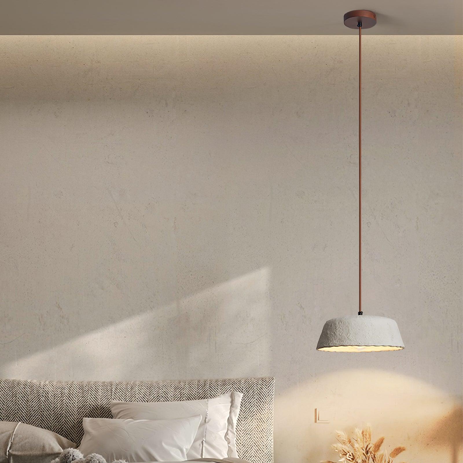 Stone Contemporary Wood Pendant Lamp - Blowlighting