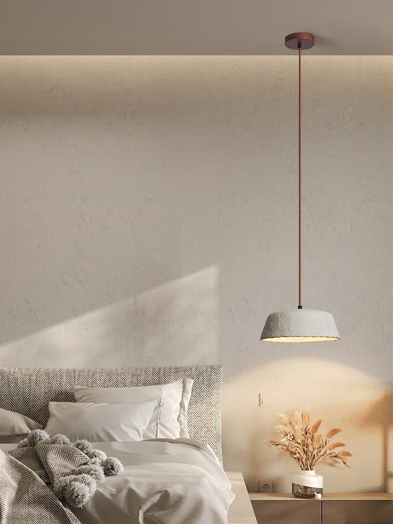 Stone Contemporary Wood Pendant Lamp - Blowlighting