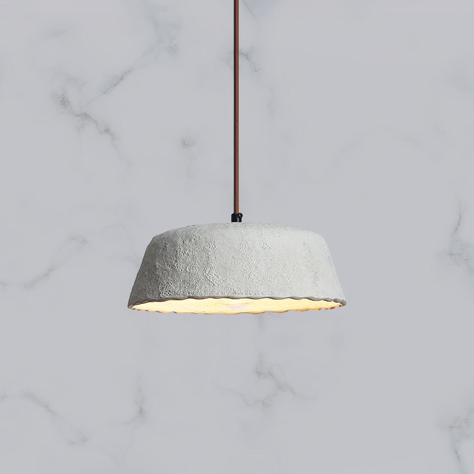 Stone Contemporary Wood Pendant Lamp - Blowlighting