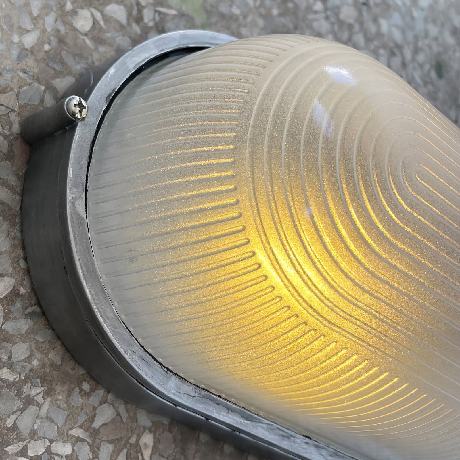 Oshaen Vintage Echo Metal Glass Sconce Wall Lamp - Lamp Copper