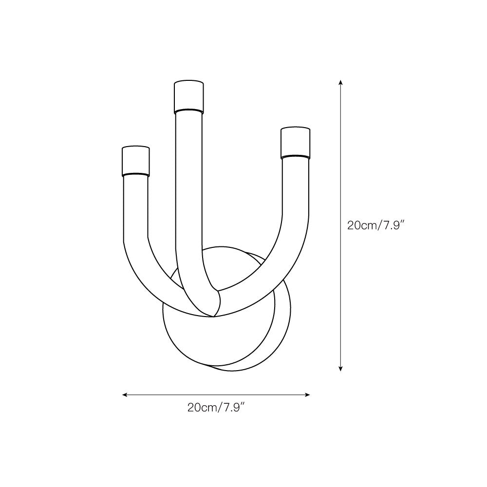 Ivcarila Premium Nordic Brass Metal Wall Lamp - Lamp Copper