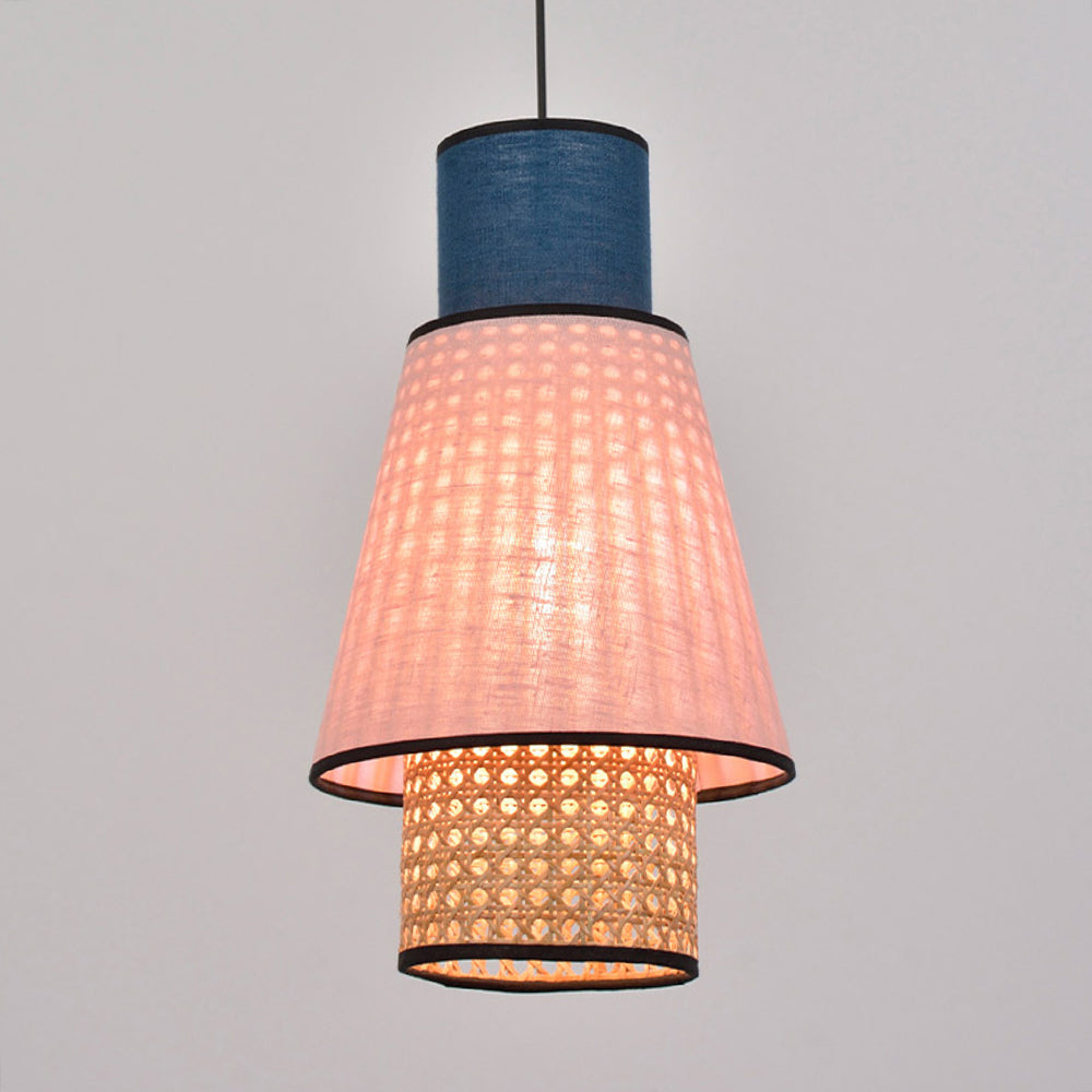 Ritta Moderni Naturale LED Lampada a Sospensione Rosa Reale Blu Metallo PVC Soggiorno/Camera da Letto