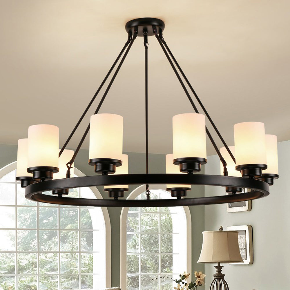Silva Vintage Metallo Vetro Lampadari Soggiorno/Sala da Pranzo