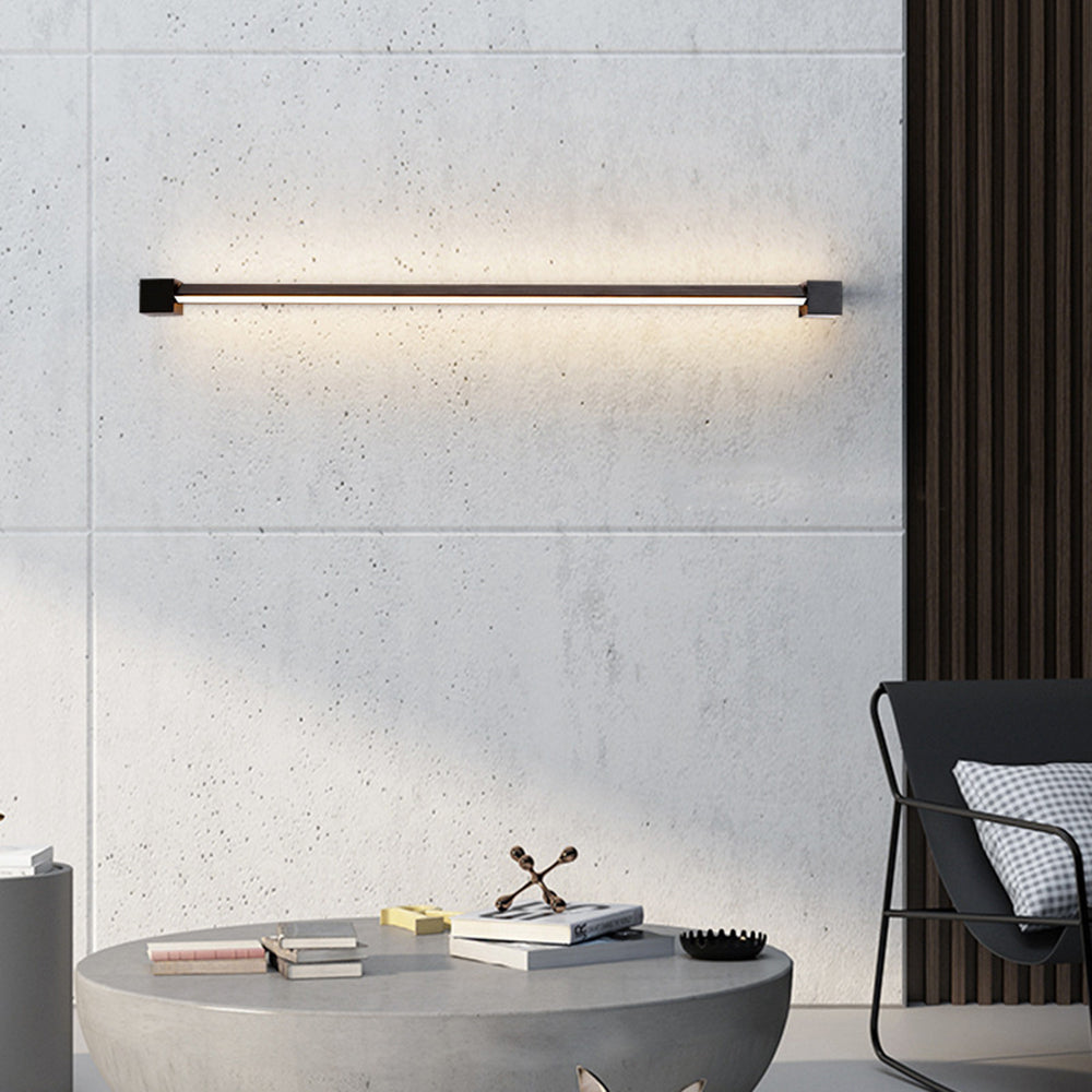Arisha Minimalista LED Applique Nera Ruotabile Linea