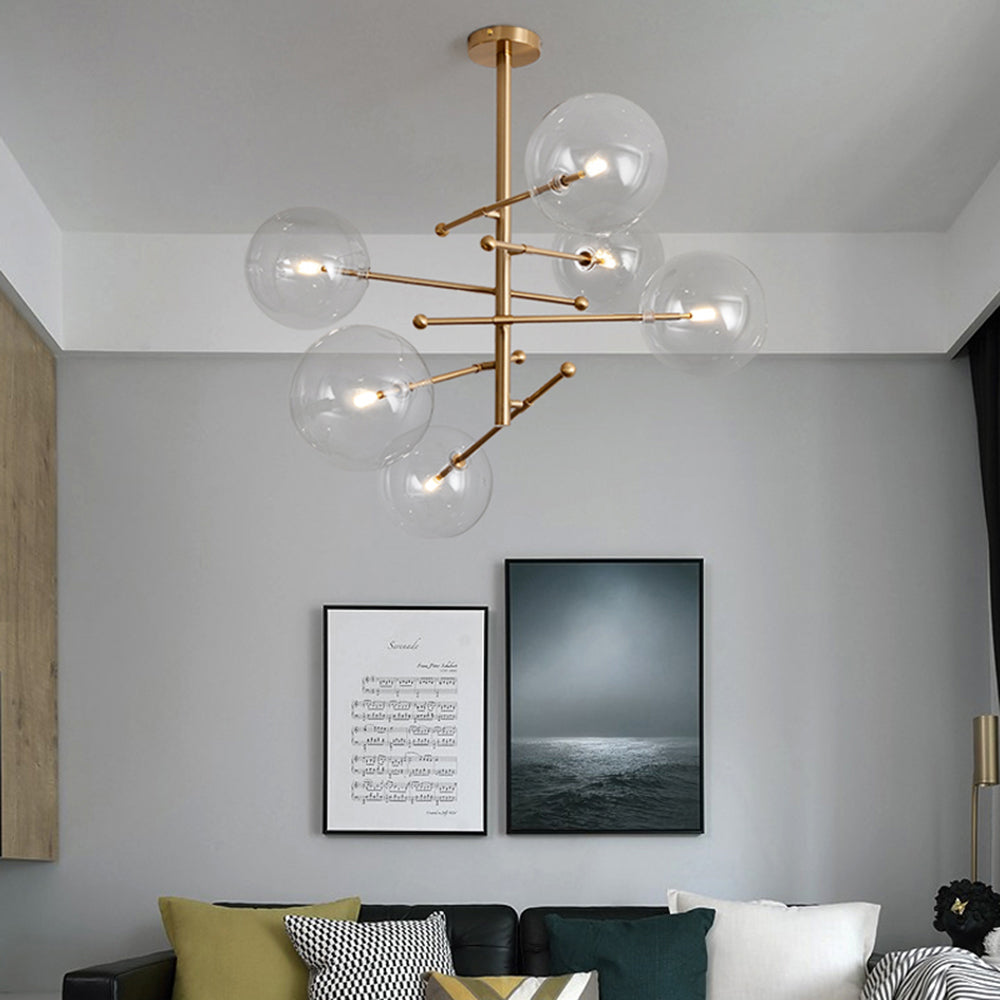 Valentina Moderne LED Lampade a Sospensione Oro Bolla