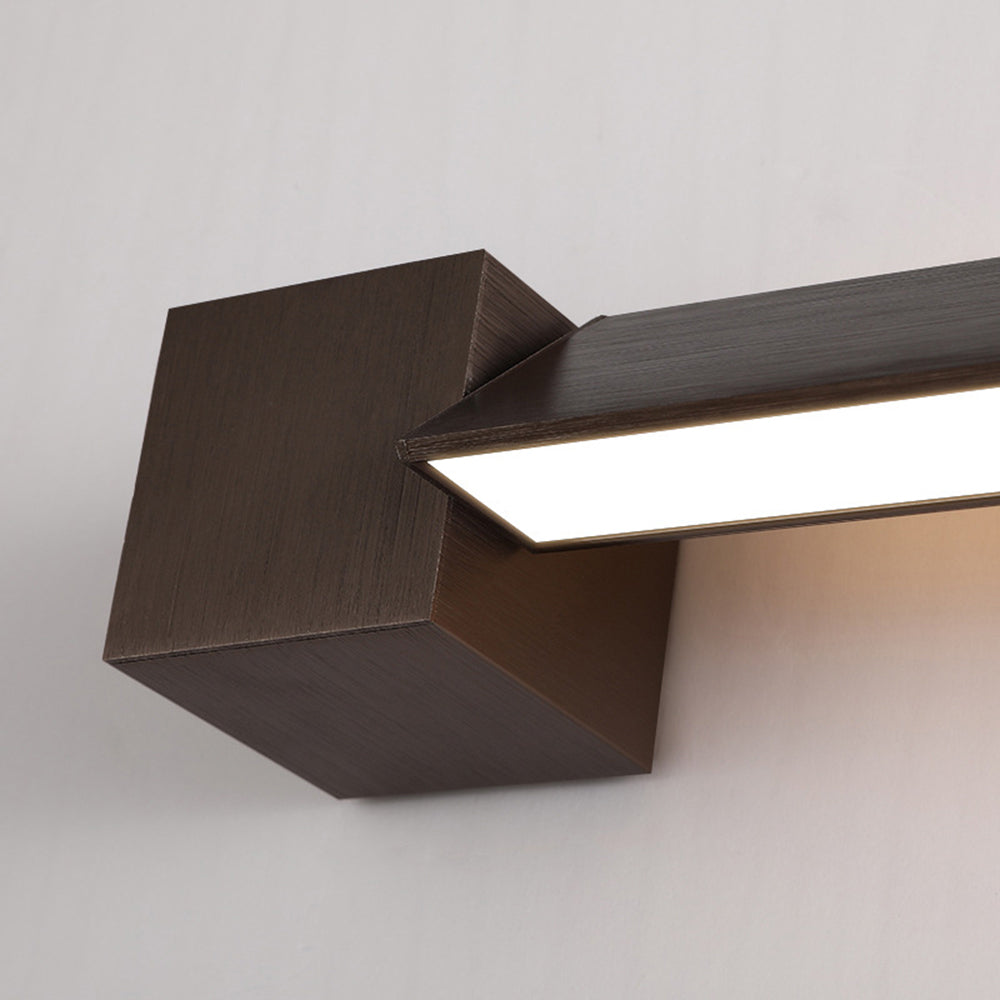 Arisha Minimalista LED Applique Nera Ruotabile Linea