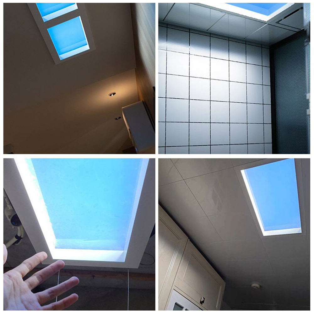 Arisha Moderna Insolito LED Plafoniera Metallo Incasso Blu Nera Soggiorno/Camera da Letto