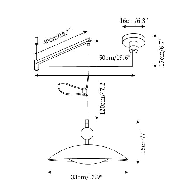 Jovik Adjustable Pendant Light - Letslighting