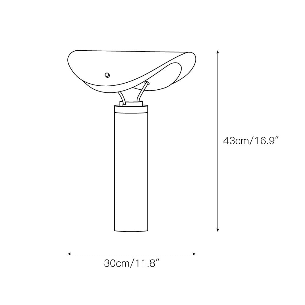 Sompex Marble Table Lamp - Lamp Copper