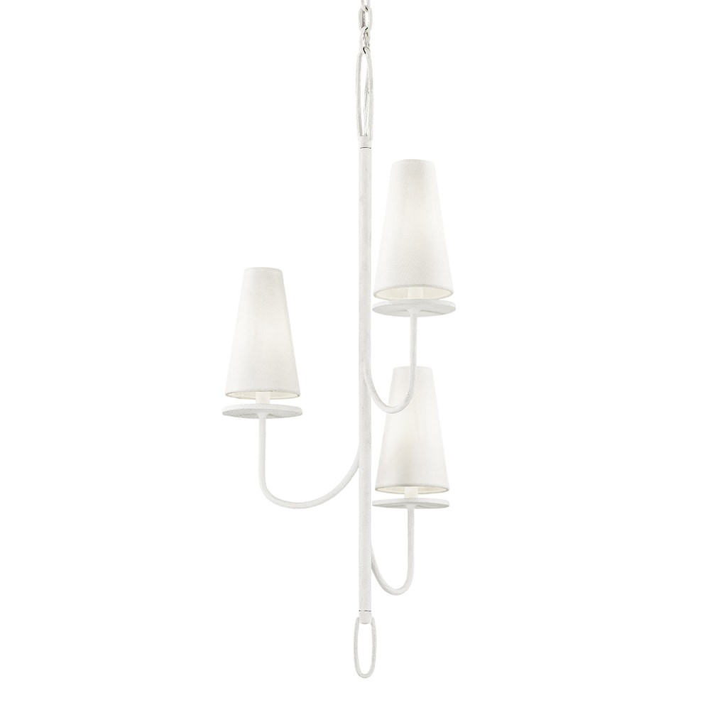 Curaeara Vintage Industrial Brass Fabric Chandelier - Lamp Copper